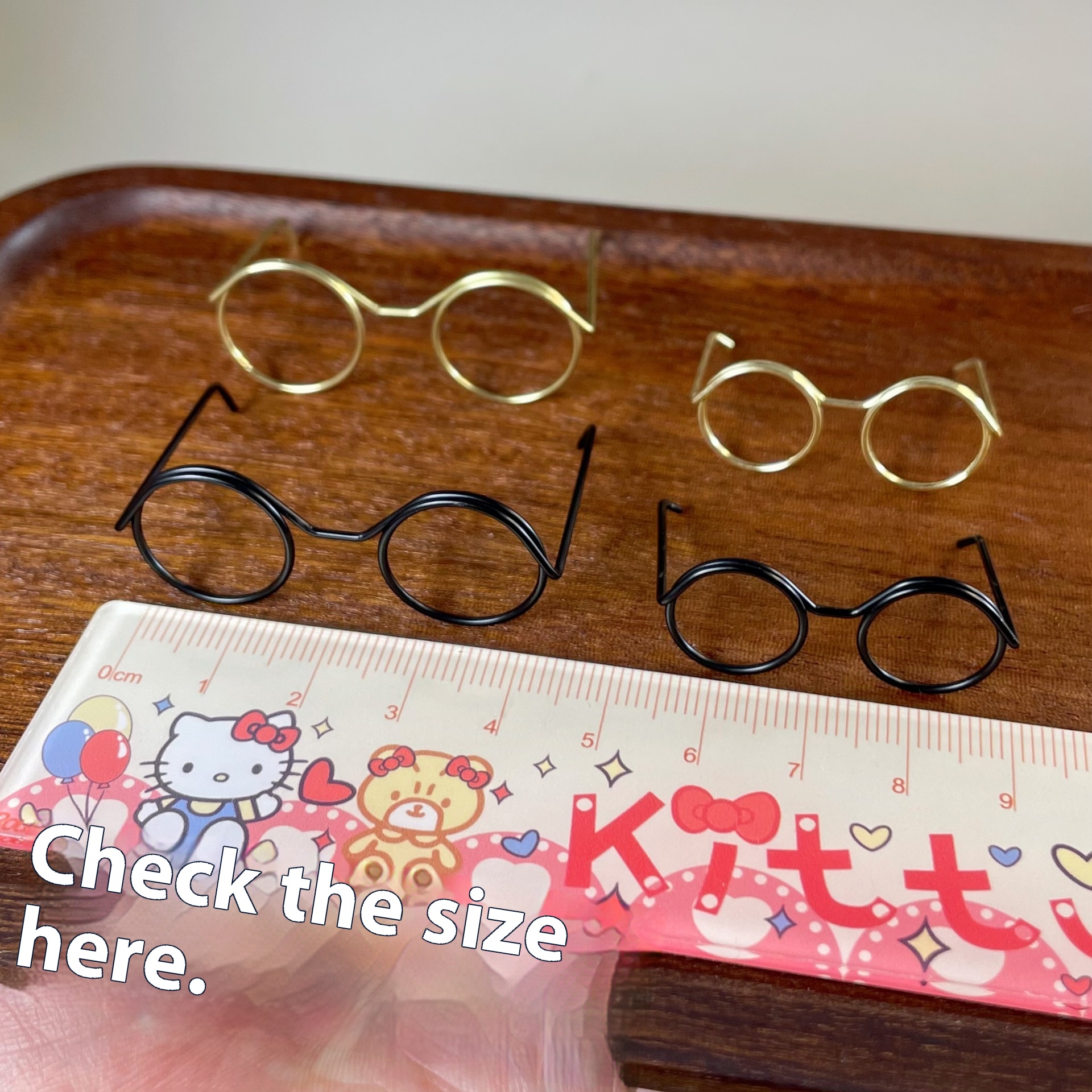 Mini Glasses Frame Twist Stick Puppy Doll Special