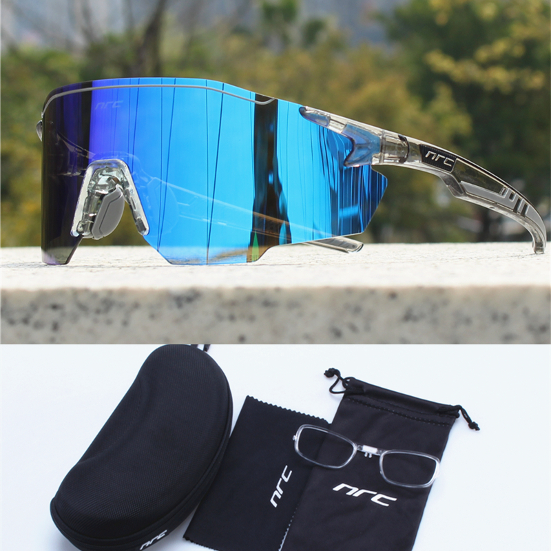 Ultra-light Frameless Photochromic Cycling Glasses For Mountaineering