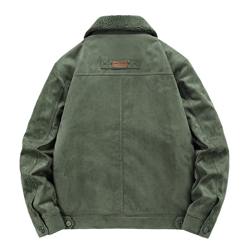 Autumn And Winter New Men's Deerskin Jacket