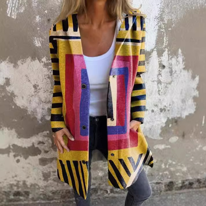 Cardigan Sweater Coat Knitted Long Loose-fitting Outerwear