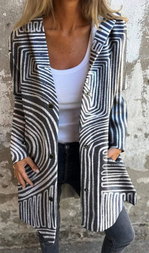 Cardigan Sweater Coat Knitted Long Loose-fitting Outerwear