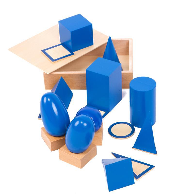 Early Education Geometric Three-dimensional Assembly Wooden Toys