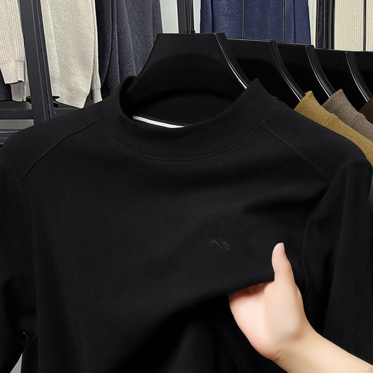 Crew Neck Casual Loose Long Sleeve Men's T-shirt