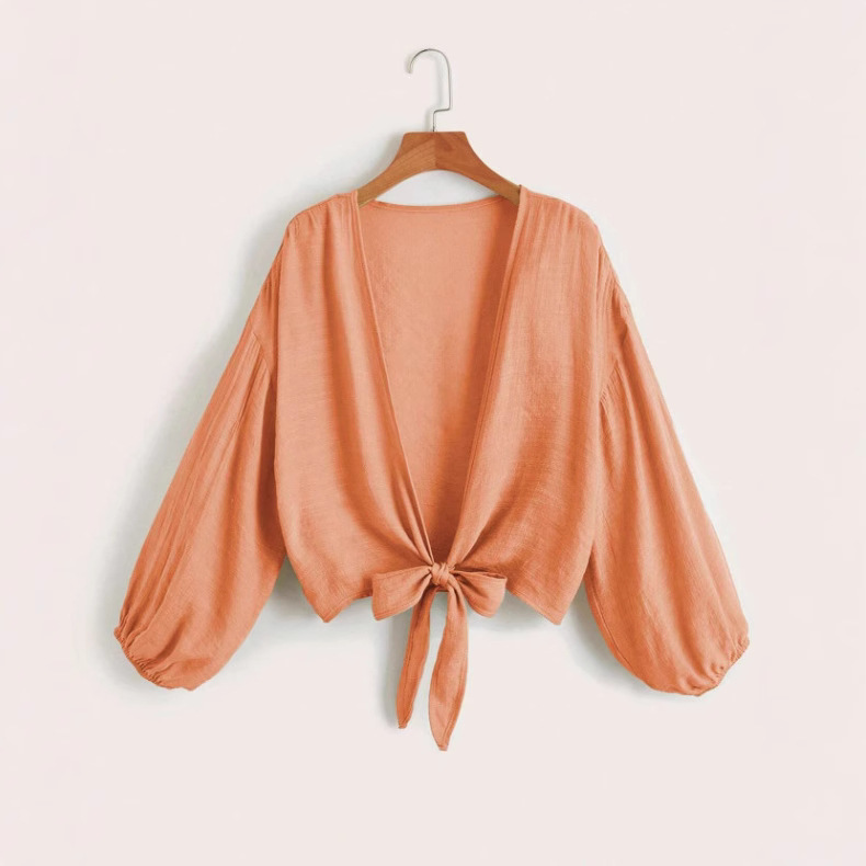 Fashion Pure Color Bikini Beach Cover-up Women