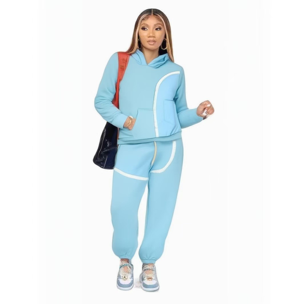 Women's Fashion Ankle-tied Long Sports Sweater Suit