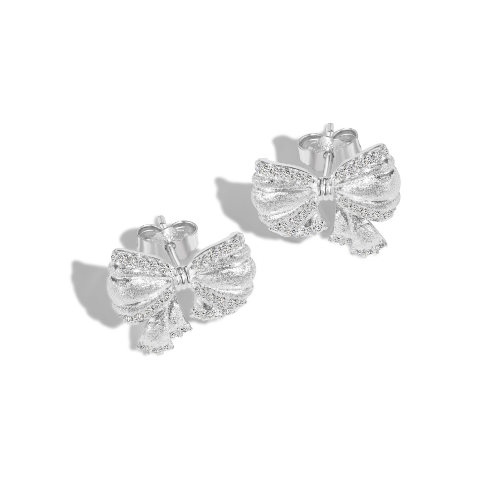 S952 Sterling Silver Special-interest Design Butterfly Earrings