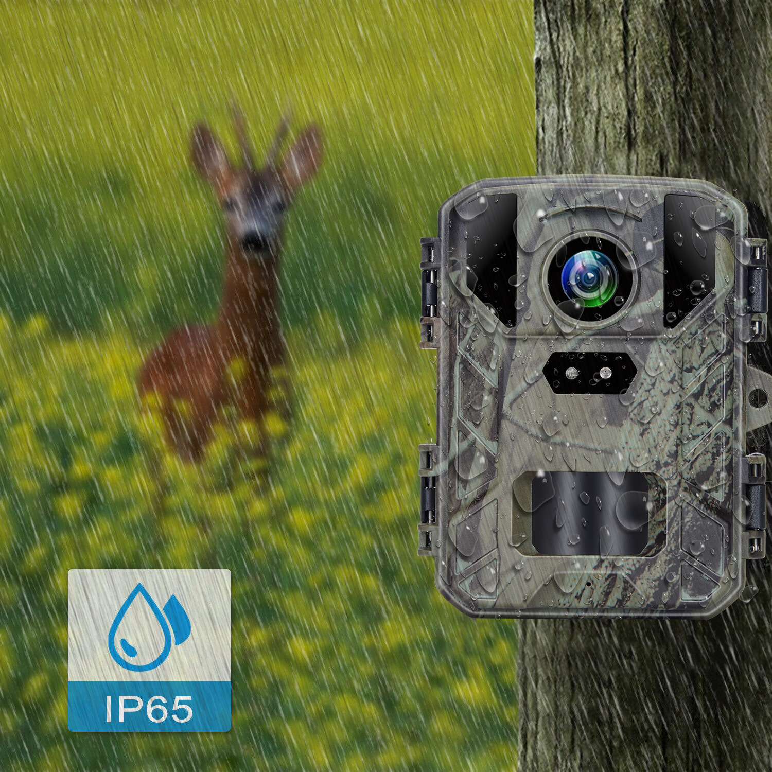 4K 50MP HD Outdoor Wild Hunting Camera Night Vision