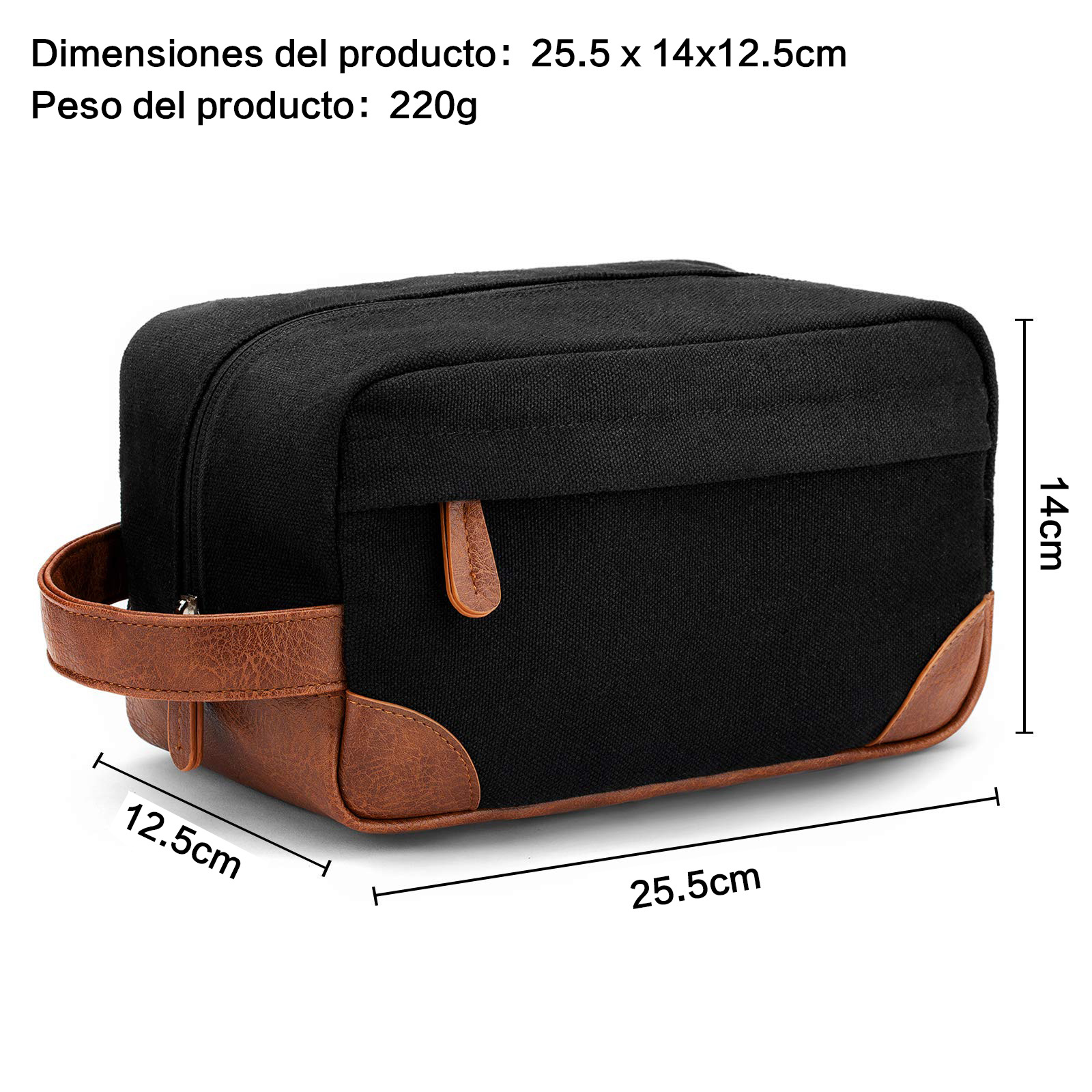 New Men's Toiletry Portable Large Capacity Portable Cosmetic Bag Retro Waterproof