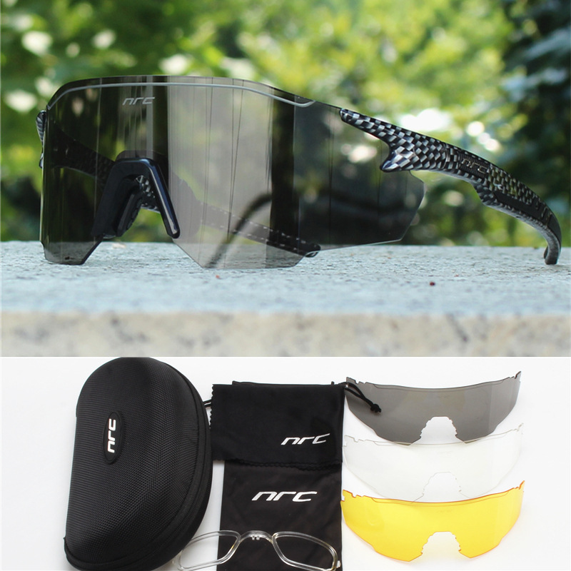 Ultra-light Frameless Photochromic Cycling Glasses For Mountaineering