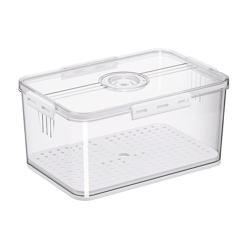 Refrigerator Storage Box Plastic Kitchen Finishing Crisper
