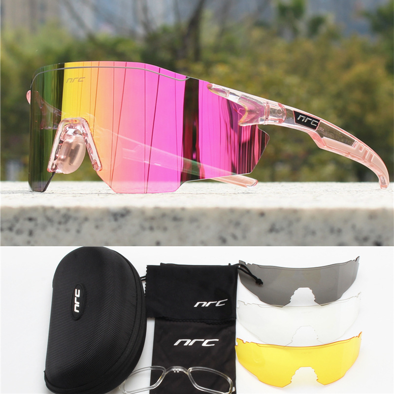 Ultra-light Frameless Photochromic Cycling Glasses For Mountaineering