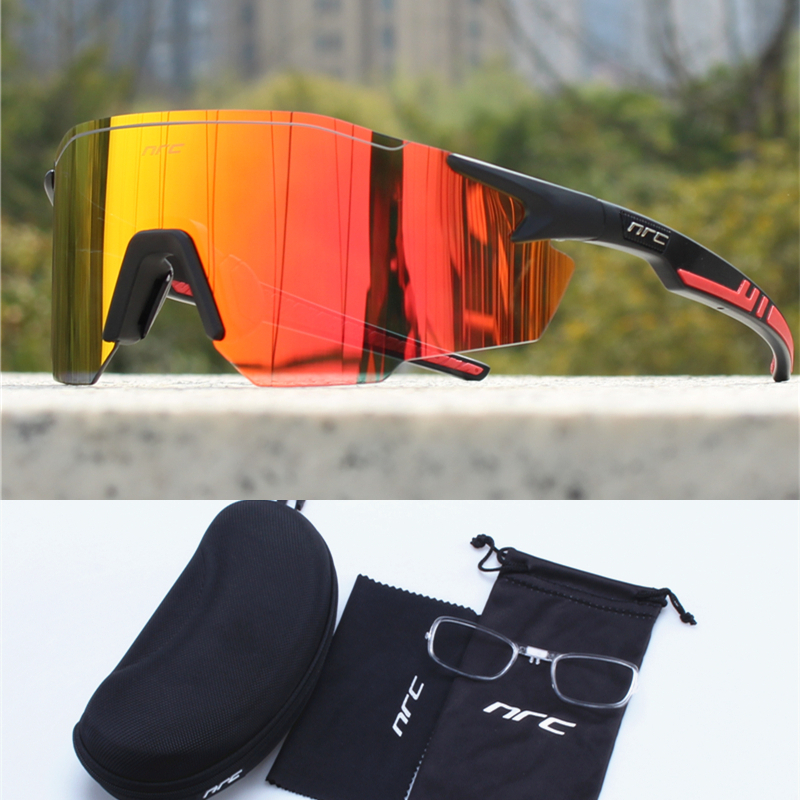 Ultra-light Frameless Photochromic Cycling Glasses For Mountaineering