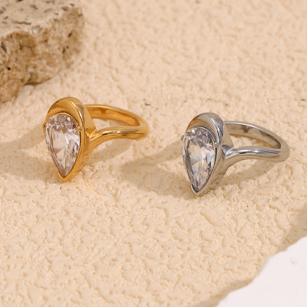 Fashion Temperament Personalized Minority Stainless Steel Ring For Women