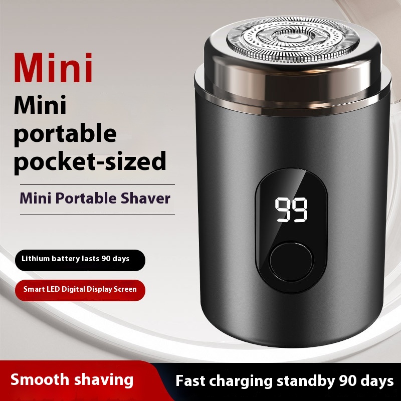 Electric Shaver Men's Mini USB Charging Digital Display