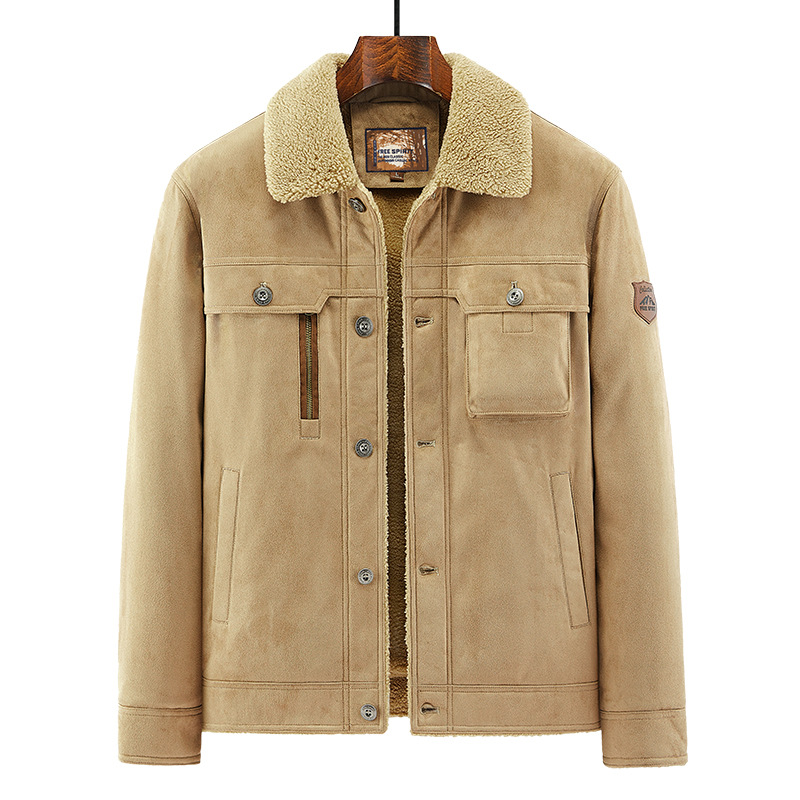 Autumn And Winter New Men's Deerskin Jacket