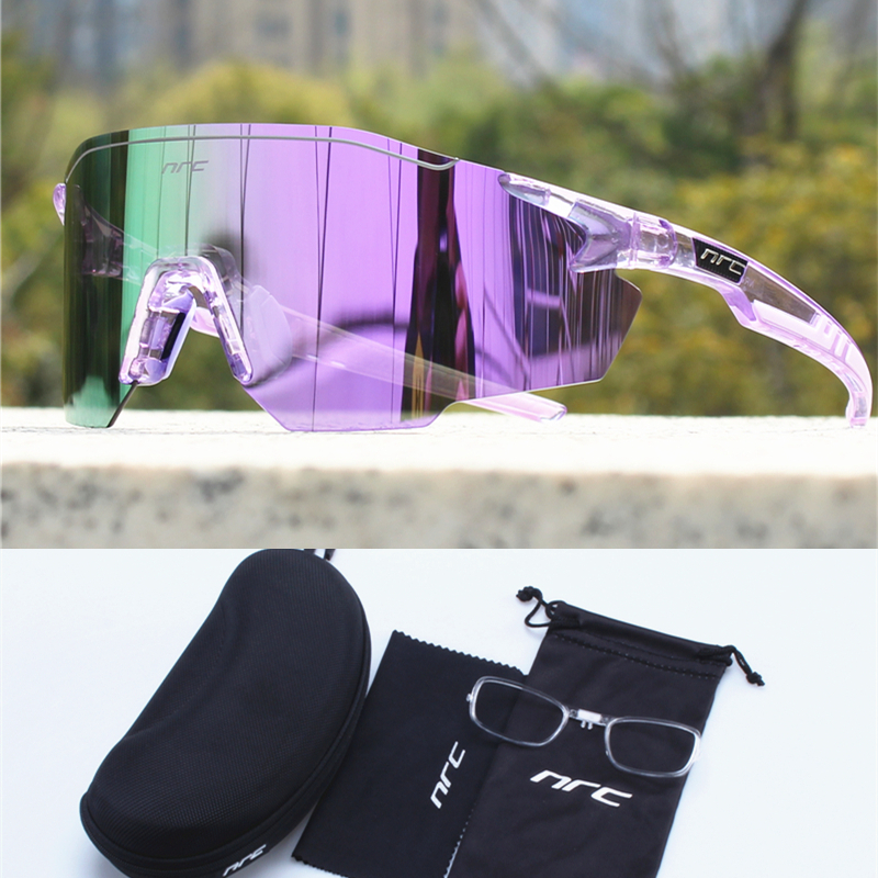 Ultra-light Frameless Photochromic Cycling Glasses For Mountaineering