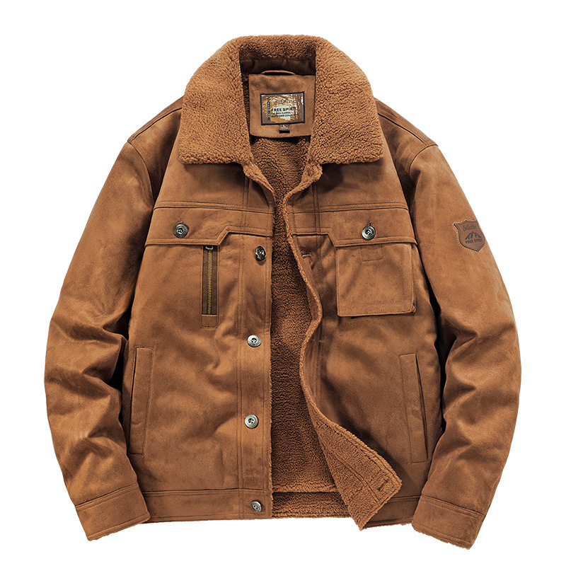 Autumn And Winter New Men's Deerskin Jacket