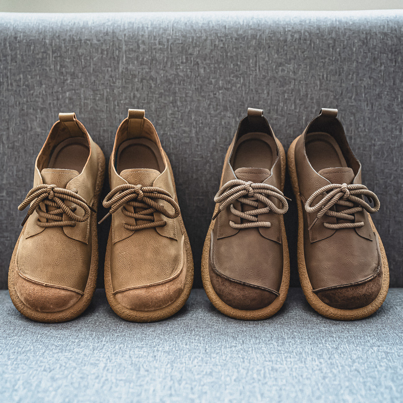 Outdoor Lightweight Men's Retro Low-cut Workwear British Style Shoes