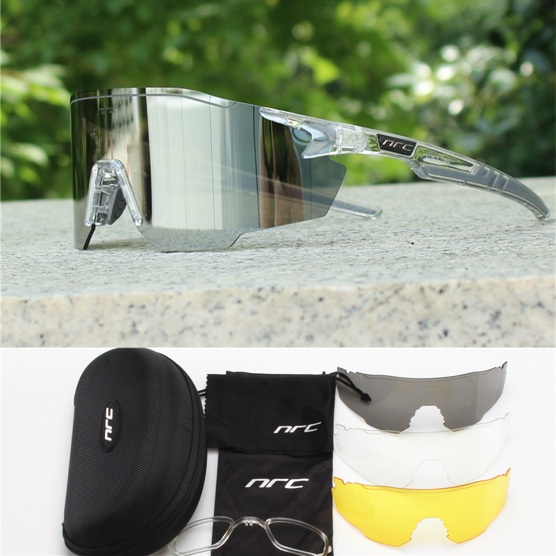 Ultra-light Frameless Photochromic Cycling Glasses For Mountaineering