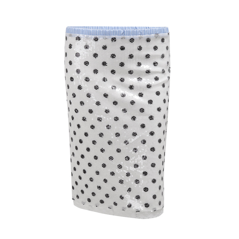 Women's Fashion Retro Dots Printed Low Waist Slim Slimming All-match Tutu