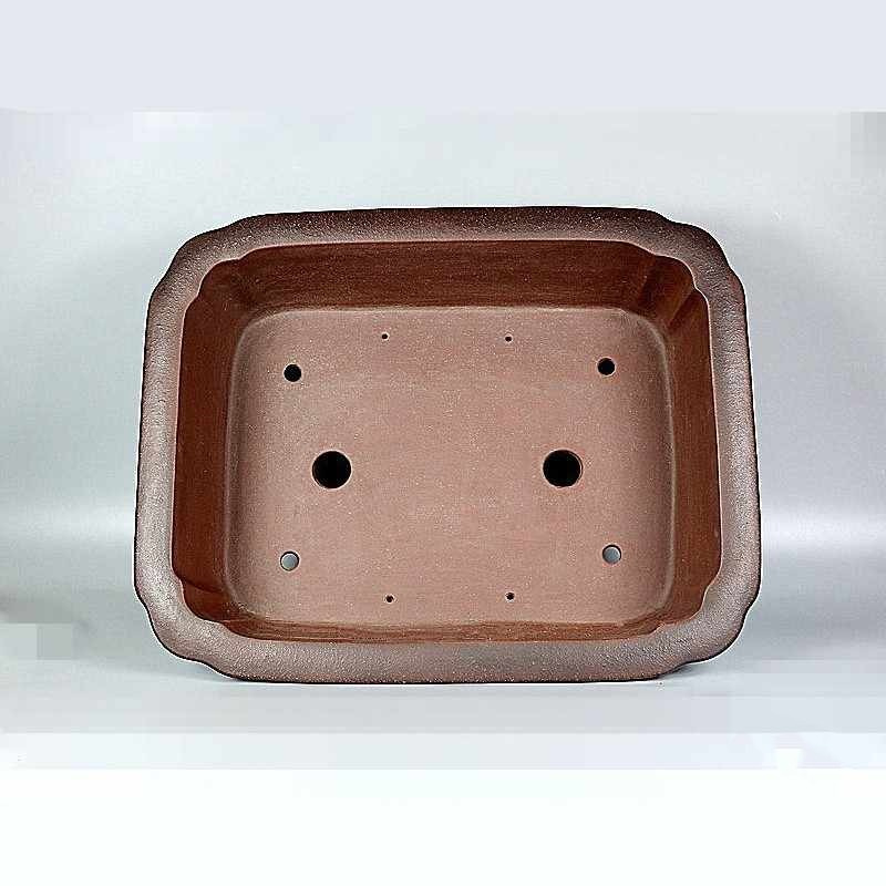 Red Porcelain Bonsai Big Flowerpot Full Manual