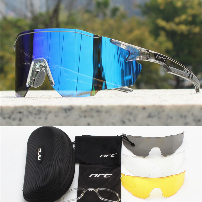 Ultra-light Frameless Photochromic Cycling Glasses For Mountaineering