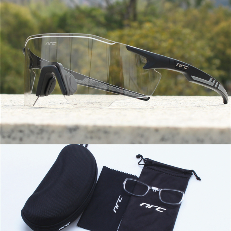 Ultra-light Frameless Photochromic Cycling Glasses For Mountaineering