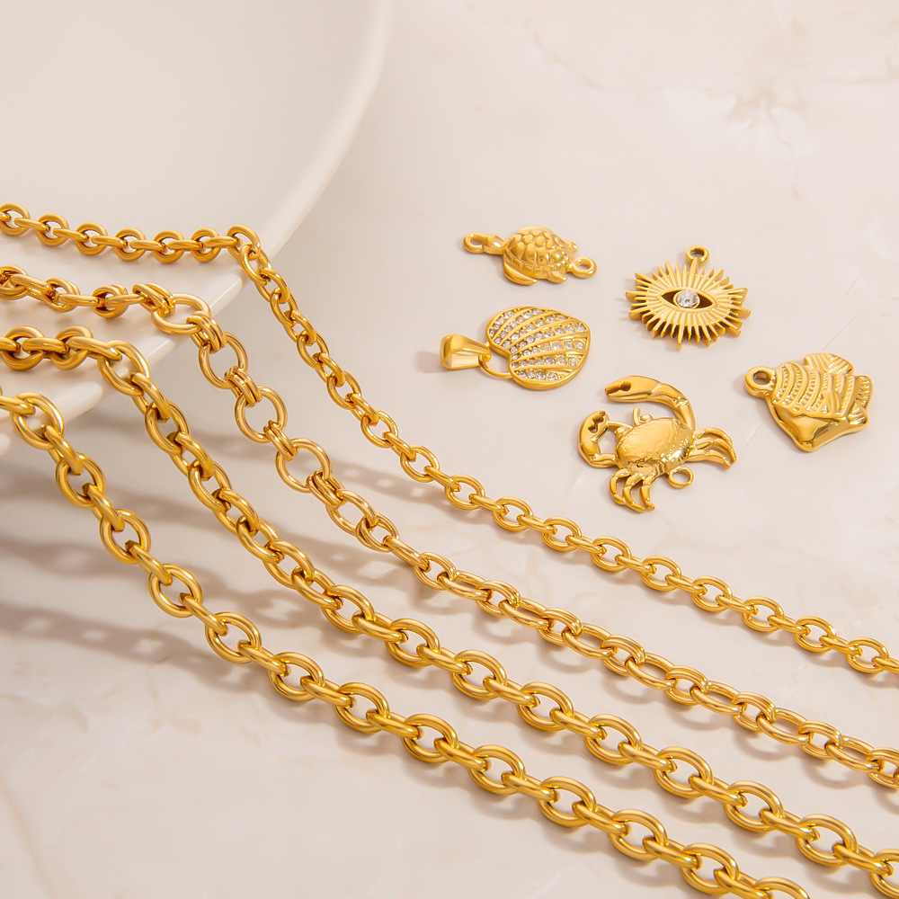 Handmade Pendant 18K Gold Color-preserving Bracelet