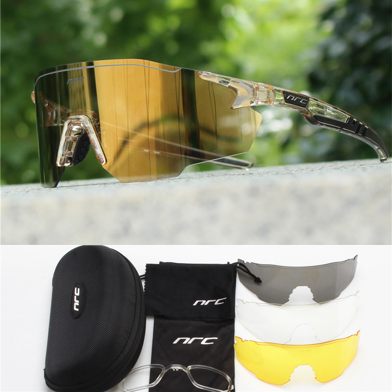 Ultra-light Frameless Photochromic Cycling Glasses For Mountaineering