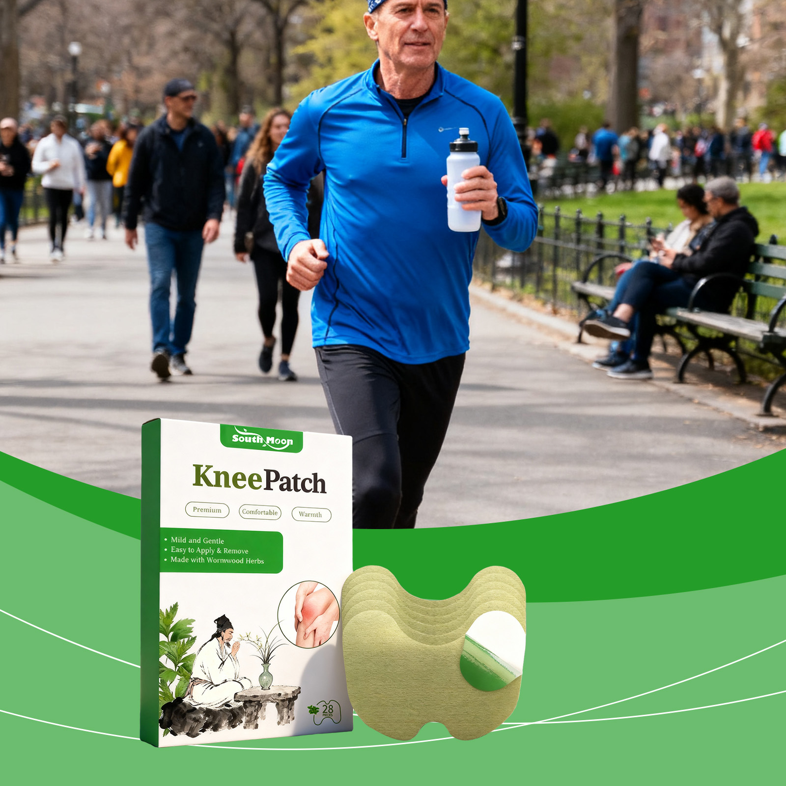 Mild Ingredients Knee Joint Warmth Herbal Care Patch