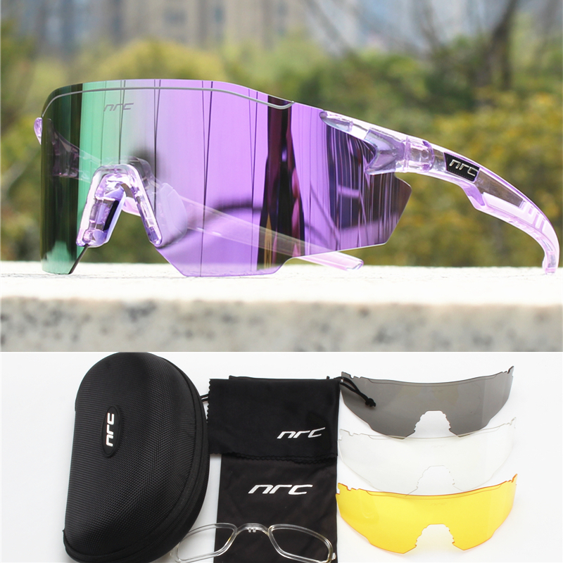 Ultra-light Frameless Photochromic Cycling Glasses For Mountaineering